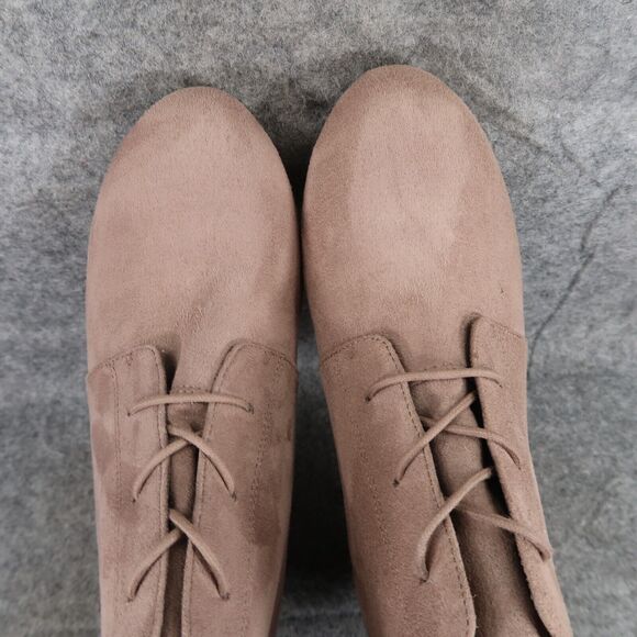 Dr Scholls Shoes Womens 8.5 Booties Fashion Wedge Lace Up Comfort Desert Classic - Picture 8 of 14